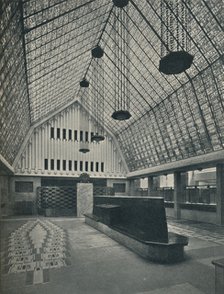 'The Great Hall, Bank of Rotterdam, The Hague', 1920. Artists: Unknown, Hermann Friedrich Mertens.