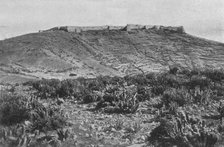 'Le general Lyautey a Agadir; vue generale de la casbah et debarquement du resident general...,1916. Creator: Unknown.