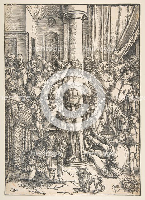 The Scourging of Christ.n.d. Creator: Albrecht Durer.