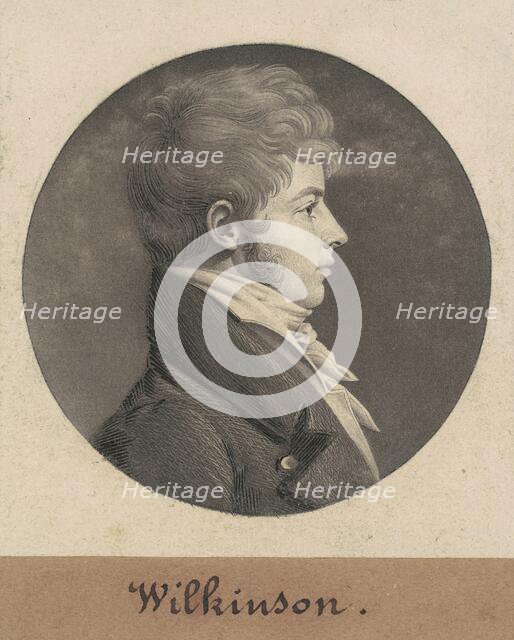 Joseph Biddle Wilkinson, 1808. Creator: Charles Balthazar Julien Févret de Saint-Mémin.