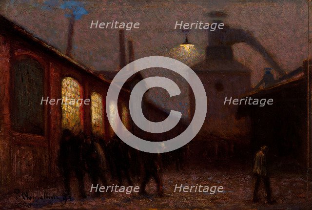 Early morning at the workshop.