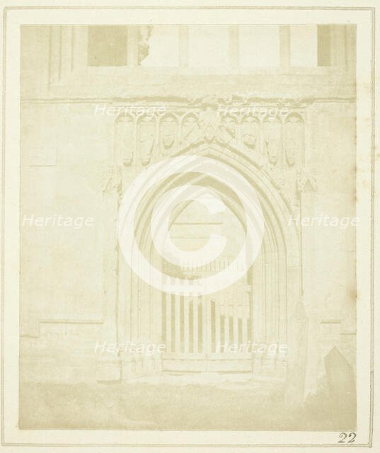 Melrose Abbey, 1844. Creator: William Henry Fox Talbot.
