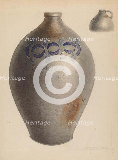 Jug, 1937. Creator: George Loughridge.