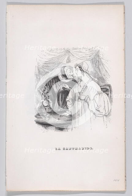 The Spanish Fly from The Complete Works of Béranger, 1836. Creator: Pierre Francois Godard.