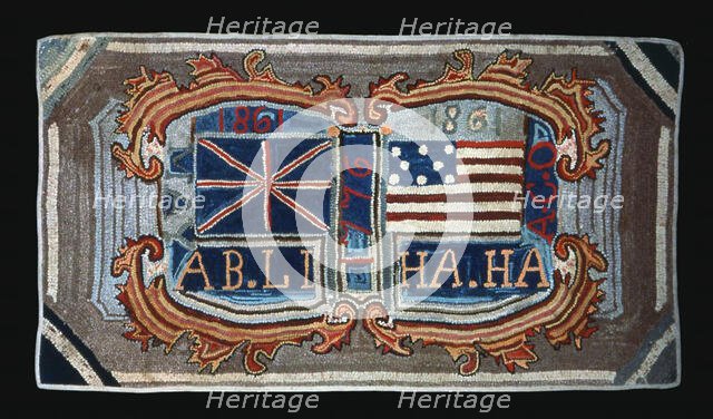 Rug, United States, After 1861. Creator: Unknown.