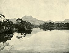 'Mount Gould, Du Cane Range, Narcissus River, Lake St. Clair', 1901. Creator: Unknown.