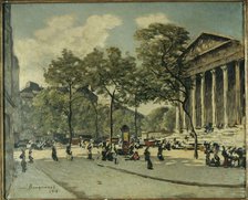 Place de la Madeleine in 1912, 1912. Creator: Louis Braquaval.