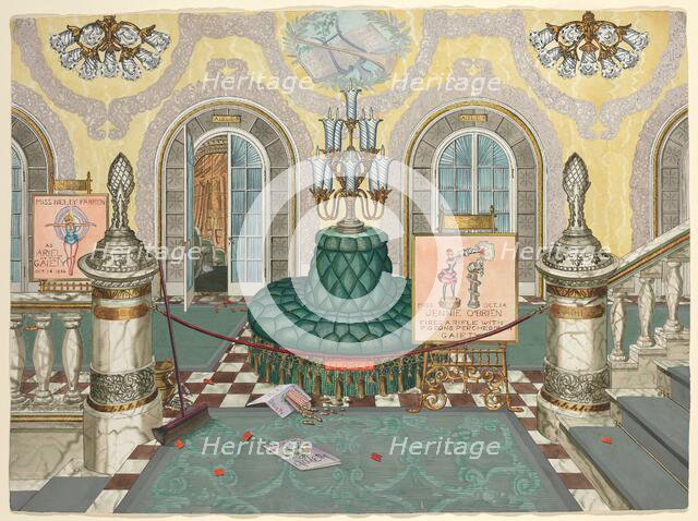 Theatre Lobby, 1935/1942. Creator: Perkins Harnly.