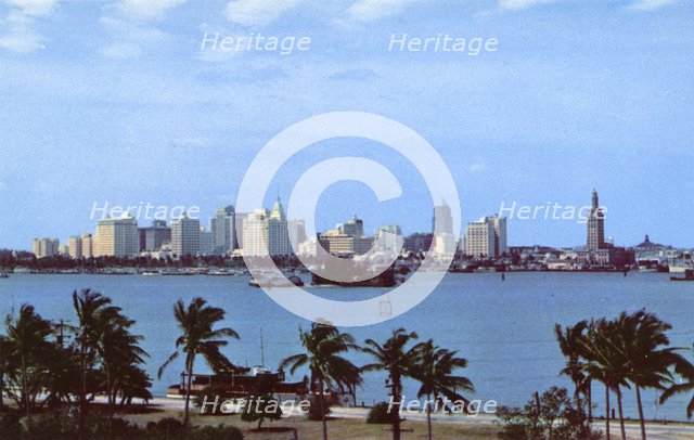 'Miami the Magic City', Florida, USA, 1954. Artist: Unknown
