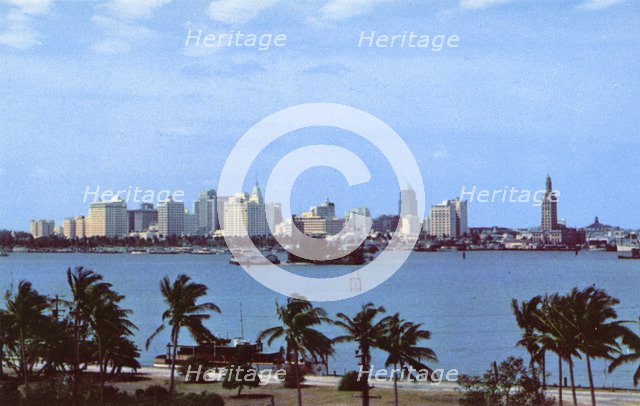 'Miami the Magic City', Florida, USA, 1954. Artist: Unknown