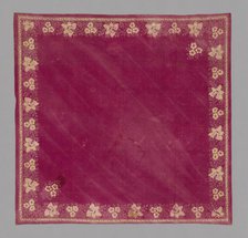 Handkerchief, France, 1801/25. Creator: Unknown.