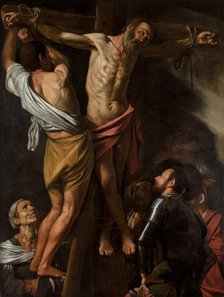 The Crucifixion of Saint Andrew, 1600s. Creator: Caravaggio, Michelangelo (1571-1610).