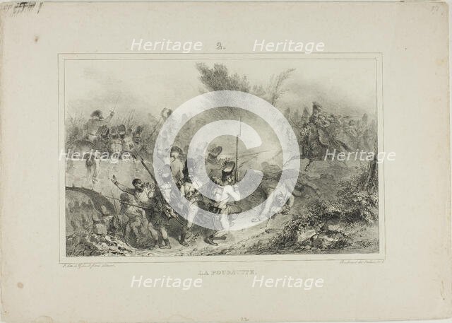 The Pursuit, 1832. Creator: Auguste Raffet.