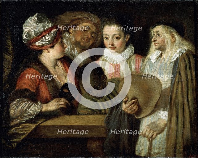 'Actors of the Comédie Française', 1711-1712.  Artist: Jean-Antoine Watteau
