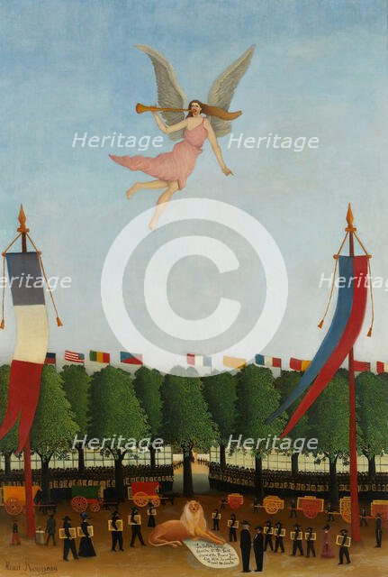 Liberty Inviting Artists to Take Part in the 22nd Exhibition of the Societe des..., 1905-1906. Creator: Rousseau, Henri Julien Félix (1844-1910).