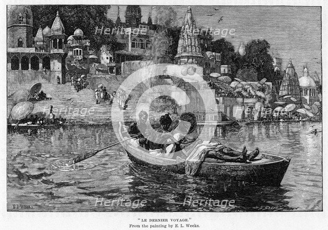 'The Last Voyage', c1870-1900.Artist: Edwin Lord Weeks