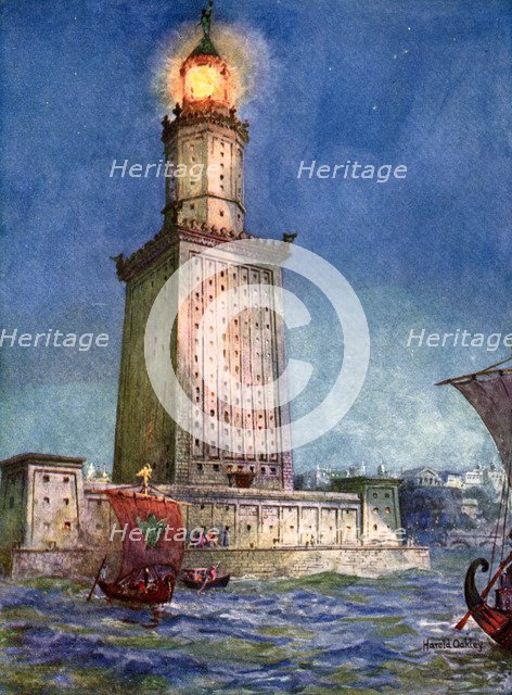 The Pharos of Alexandria, Egypt, 1933-1934. Artist: Unknown