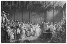 'The Marriage of Queen Victoria and Prince Albert', c1840, (1911). Artist: George Hayter.