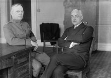 Colonel Palmer Eddy Pierce, U.S.A.; Director of Purchases. Left, with Edward R. Stettinius, 1917. Creator: Harris & Ewing.