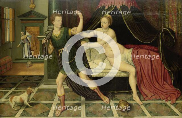 Joseph and Potiphar's Wife, c.1575. Creator: Anon.