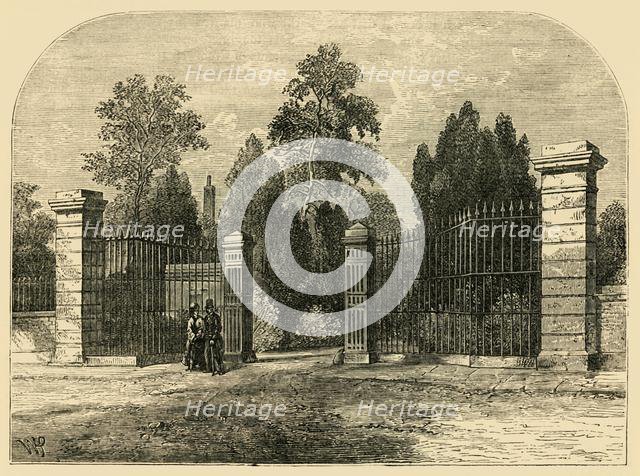 'Entrance to Brompton Cemetery', c1876. Creator: Unknown.