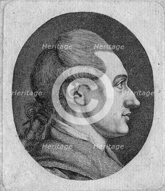 Portrait of the author Johann Wolfgang von Goethe (1749-1832). Artist: Stock, Dora (1759-1832)