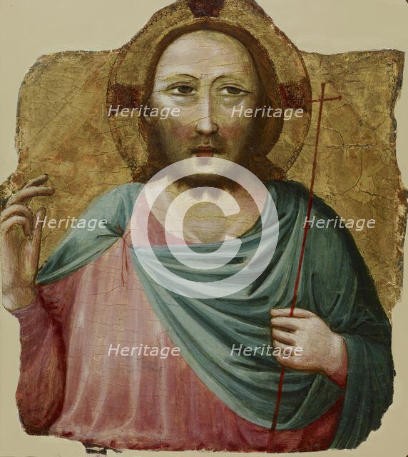 The Blessing Christ, 1340-1349.  Creator: Pietro da Rimini.