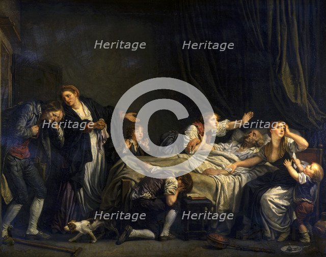 'The Punished Son', 1778. Artist: Jean-Baptiste Greuze