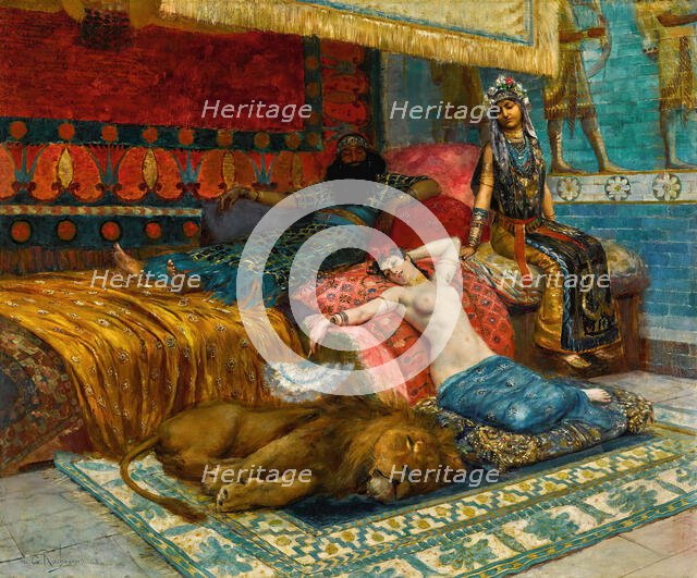 Idle moments , 1888. Creator: Rochegrosse, Georges Antoine (1859-1938).