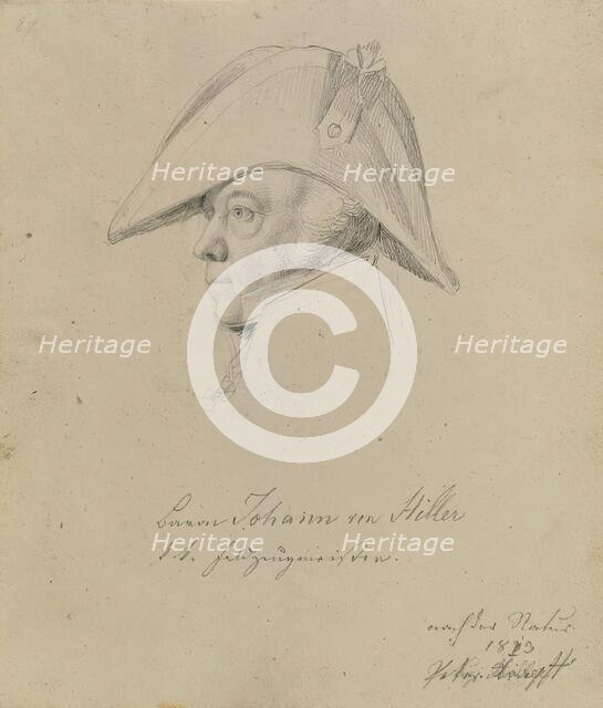 Baron Johann von Hiller, 1813. Creator: Johann Peter Krafft.