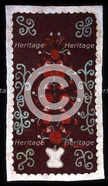 Rug, United States, 19th century. Creator: Unknown.