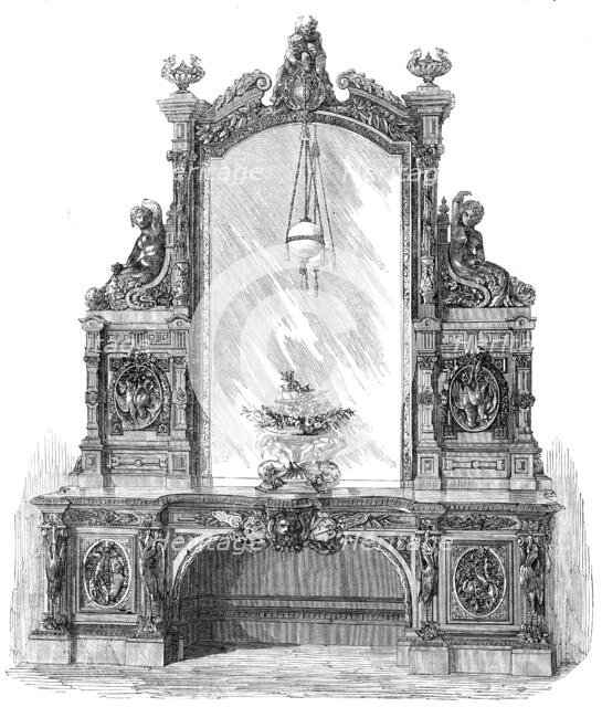 The International Exhibition: sideboard by Gillow, 1862. Creator: Unknown.