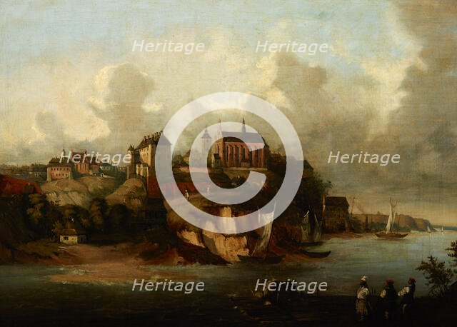 View of Sandomierz, 1856. Creator: Jozef Szermentowski.