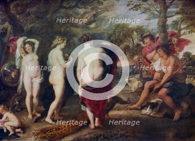 'The Judgment of Paris', c1635-1638, (1912).Artist: Peter Paul Rubens