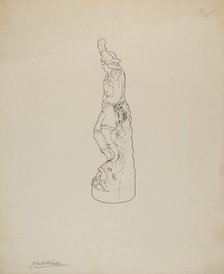 Statuette, c. 1937. Creator: Yolande Delasser.