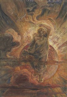 And I saw an angel standing in the sun. (Revelation 19:17), 1910. Creator: Stock, Henry John (1853-1930).