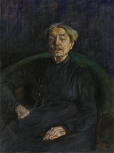 Portrait of the Artist Aasta Hansteen, 1903. Creator: Oda Krohg.