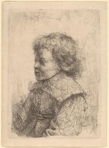 Portrait of a Boy in Profile, 1641. Creator: Rembrandt Harmensz van Rijn.