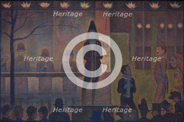 Circus Sideshow (Parade de cirque), 1887-88. Creator: Georges-Pierre Seurat.