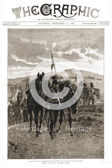 ''The Graphic, Front Cover Saturday September 20, 1890', 1890. Creator: Unknown.