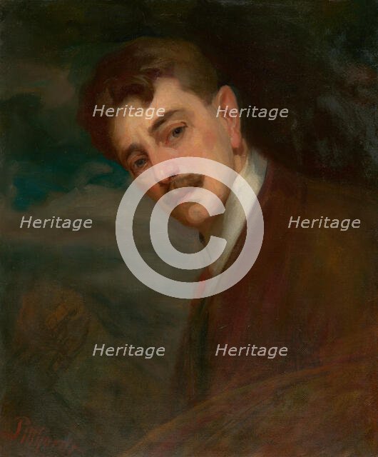 Self-Portrait, 1900. Creator: Ludovit Pitthordt.