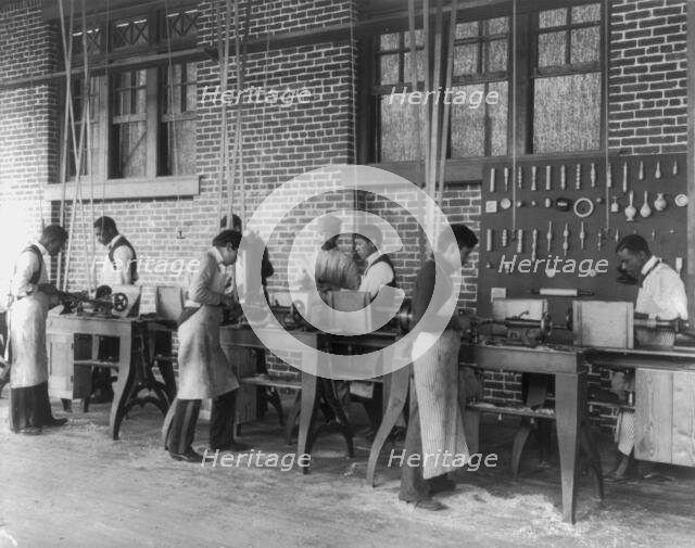 American Indian and African American students at Hampton Institute, Hampton, Va., 1900(?). Creator: Frances Benjamin Johnston.