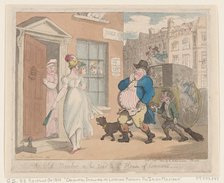 An Old Member on his Road to the House of Commons, September 1, 1802., September 1, 1802. Creator: Thomas Rowlandson.