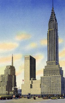 Chrysler Building and Chrysler Building East, New York City, New York, USA, 1951. Artist: Unknown
