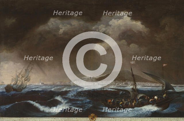 View of the Port of Sète (El puerto de Sète) (image 2 of 2), 1771. Creator: Juan Patricio Morlete Ruiz.