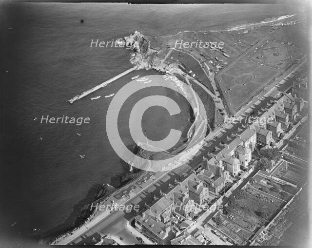 Cullercoats Bay, Cullercoats, Tyne & Wear, c1930s. Creator: Arthur William Hobart.