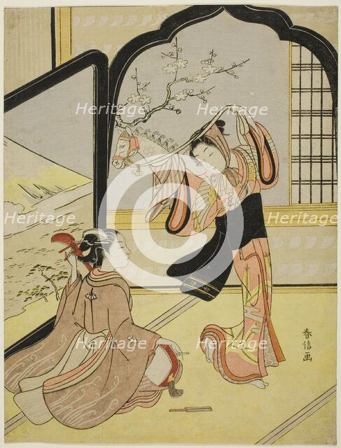 The Harugoma Dance, c. 1767/68. Creator: Suzuki Harunobu.