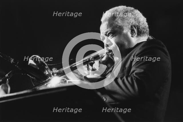Slide Hampton, Maastricht Jazz Mecca, Netherlands, 1992. Creator: Brian Foskett.