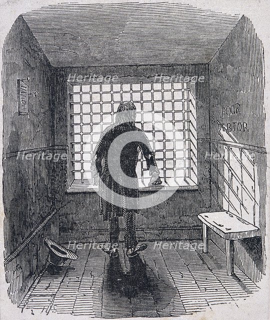 Fleet Prison, London, c1820. Artist: Anon