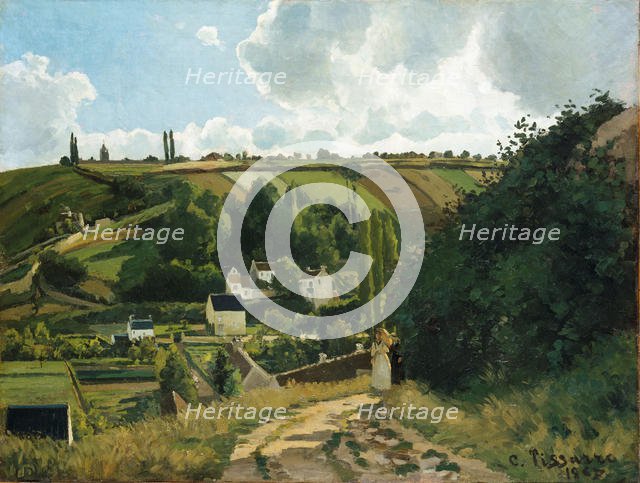 Jalais Hill, Pontoise, 1867. Creator: Camille Pissarro.